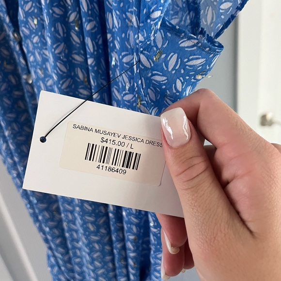 Sabina Musayev Blue Maxi Dress - Picture 5 of 5